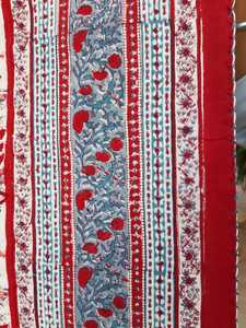 Couvre-lit en tissu imprimé en bloc personnalisé en gros avec broderie artisanale, design ajusté, taille king, couvre-lit, drap de lit - Product Image 6