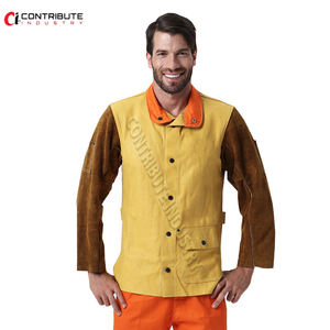 Chaqueta de soldador impermeable de algodón para ropa de soldadura, último diseño, 2023 - Product Image 6