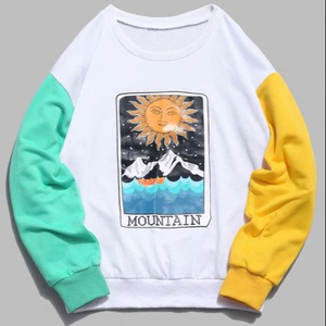 เสื้อสเวตเชิ้ตเด็กคอวี ผ้าฟลีซกันยับ ดีไซน์ใหม่ สำหรับส่งออก OEM แฟชั่นเสื้อผ้า ผลิตตามสั่ง ปริมาณมาก ผลิตจากใยไผ่ - Product Image 1