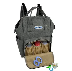 En iyi anlaşma bebek bezi çantası sırt çantası çok fonksiyonlu seyahat sırt çantası annelik bebek bezi değiştirme çantaları büyük kapasiteli su geçirmez