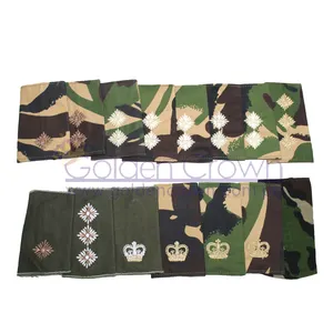 Venta al por mayor de bordados hombro rango mercante marino uniforme accesorios insignia Charretera | Rank Slide Charretera - Product Image 1