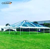 Carpas para Fiestas Celina en Venta, Carpa Transparente de 40 pies x 40 pies para Bodas, Carpas Grandes para Eventos al Aire Libre
