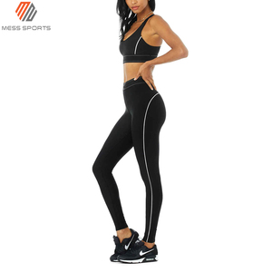 Nouvel ensemble de fitness sans couture pour femme : Leggings de yoga, tenue de sport décontractée pour la gym et la course à pied - Product Image 4