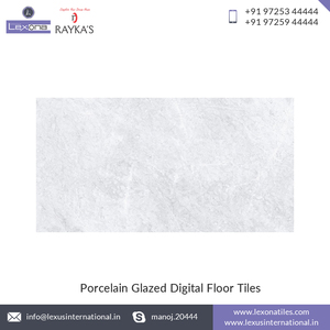 Carrelages en bois décoratifs intérieurs polis vitrés de porcelaine d'impression 600x1200mm - Product Image 3