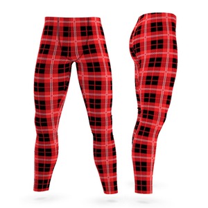 Pantalon de yoga de compression léger décontracté pour hommes 100% polyester extensible toile taille moyenne Leggings pour la saison d'hiver - Product Image 3