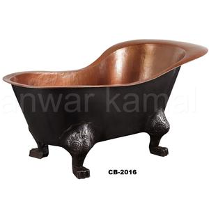 Luxury DesignerโบราณสีดําClawเท้าทองแดงอ่างอาบน้ํา - Product Image 1