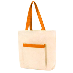 Bolso grande de lona con logotipo personalizado para mujer, bolsa de compras de algodón, de lona en blanco, envío rápido - Product Image 6