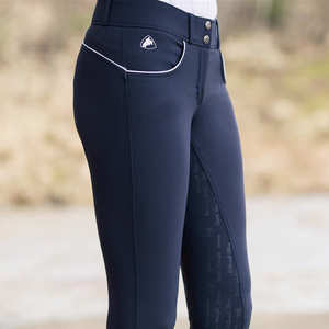 Pantalones ecológicos profesionales con agarre de asiento completo, Escuela de equitación, pantalones ecuestres de moda OEM - Product Image 1