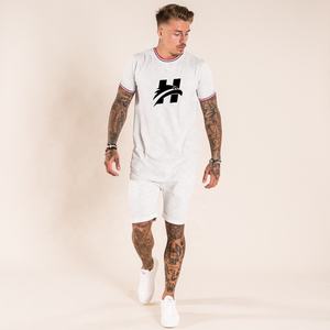 Camiseta de verano de algodón de calidad al por mayor para hombre, Camiseta de cuello redondo con diseño de Color sólido, ropa clásica informal para hombre, camisetas - Product Image 1