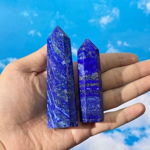 Hermosa mejor calidad natural pulida azul lapislázuli cristal y torre de ágata puntos de Torre/obelisco LAPIS LAZULI - Product Image 2