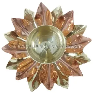 Stylish Look Of Brass & copper finish With Sunflower Style For Gift