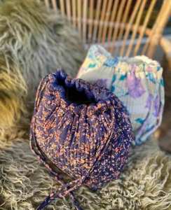 Élégant robuste fait à la main matelassé Floral imprimé Polyester tissu femmes multi-usage sac à bandoulière 3 pièces chaîne sac à main ensemble Polina - Product Image 3