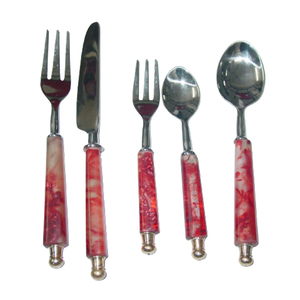 Juego de cubiertos Diseño de tendencia moderno de moda en acero inoxidable para hoteles, restaurantes, juegos de cubiertos para el hogar - Product Image 4