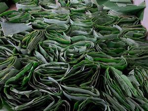 Feuille de banane fraîche écologique, 1 pièce, pour emballage vert - Product Image 3