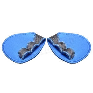 Muñequeras de levantamiento de potencia de culturismo de neopreno, almohadilla de agarre auxiliar y protector de palma para entrenamiento - Product Image 5