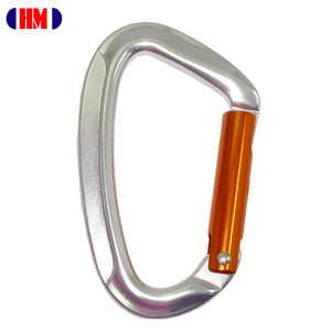 Rock Climbing Safety Adventure Straight Gate 25KN Aluminum Carabiner For Wild Sports - Product Image 1