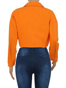 Chaqueta vaquera personalizada para mujer, nuevo estilo, OEM, gran oferta, 2022 - Product Image 4