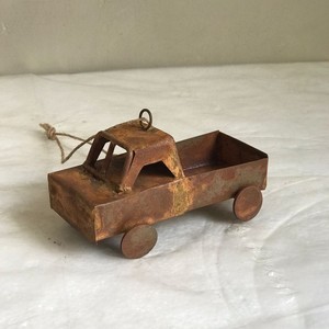 Engine Christmas <b>Tree</b> Hanging Ornament for Christmas Decoration Rustic Metal Iron Engine with Rope - Product Image 6