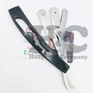 Fish Style Barber <b>Razors</b> Custom Cutting Design stainless steel Handle Changeable <b>Blade</b> Packing Logo Offer Wholesale price - Product Image 6