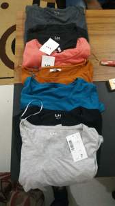 Lote de Camisetas de Verano Casuales de Manga Corta con Cuello Redondo para Mujer, Marca Overrun Apparels, Stock de Bangladesh - Product Image 5