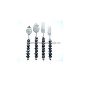Juego de cubiertos rústicos de acero inoxidable Juego de Cubiertos de diseño vintage elegante para decoración de cocina y mesa Directo de fabricación. - Product Image 6