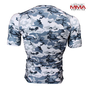 OEM การออกแบบการบีบอัด Mma ผื่นยาม Oem Mma Rashguard,ที่กำหนดเองระเหิดพิมพ์บุรุษยามผื่น - Product Image 2