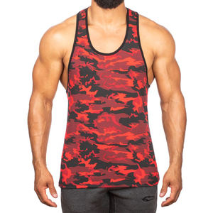 Men's High Quality Trendy Knitted Gym Tank <b>Top</b> Breathable Sublimation <b>Camo</b> Sports Apparel for Workout Casual Lace Comfortable - Product Image 1