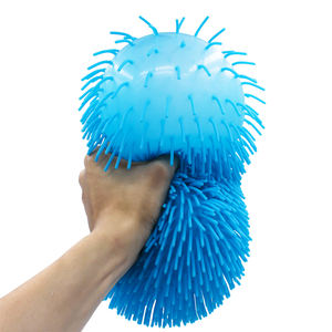 Bola de plástico suave para bebé, juguete de plástico suave de PVC con forma de <span class=keywords><strong>Koosh</strong></span> Ball Mega Spiky - Product Image 5