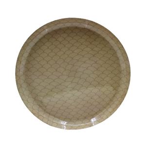 Table Top Vaisselle Fer Chargeur Plaque Nickel Avec Nickel Noir Et Gravure Plat De Finition Pour Servir À La Main - Product Image 4