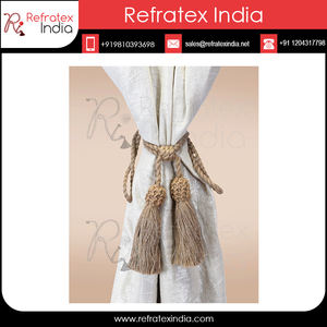 Cortina de yute de diseñador, Tieback - Product Image 2