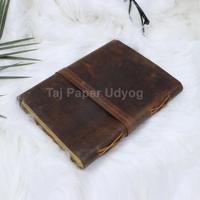 Agenda en cuir Vintage, chiffon en coton, 240 pages, 100 GSM, fait à la main, avec serrure, personnalisé en cuir gaufré, pour Journal