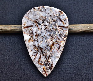 Astropholite Druzy Cabochon หินดรูโซฟีน,หินขัดอัญมณีร่วงแบบหลวมหินอัสโทรไลจากรัสเซีย - Product Image 6