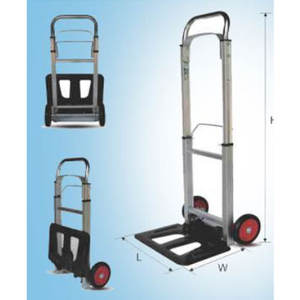 2025 HOT SALE PRICE <b>FOLDABLE</b> SUPERMARKET HAND <b>TROLLEY</b> (HT-1105) - Product Image 1