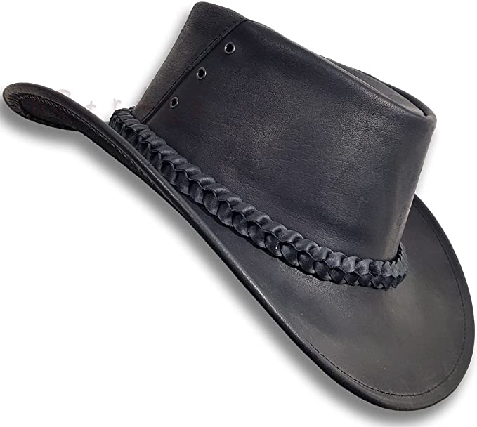 Бычьей кожи шляпа австралийской шерсти Outback Breezier в стиле американских ковбоев из сетчатого материала для мужчин для женщин, детей, jacaru, черный, коричневый цвета