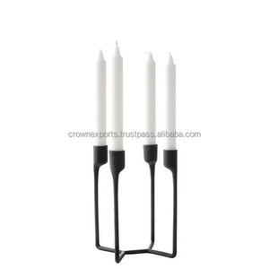black three tea light candle holder for wedding and home decoration candle t-light and candle pillar holder for home decoration - Product Image 5
