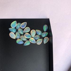 Pera de ópalo etíope natural de 8mm y 10mm, cabujones sueltos al por mayor, tienda de proveedores, piedras en línea, fabricación de joyas DIY Alibaba - Product Image 1