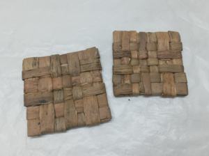 ผ้าปูโต๊ะทรงสี่เหลี่ยมสไตล์หรูหรา,แผ่นปูโต๊ะหวายถักผักตบชวาสไตล์โบราณสำหรับตกแต่งห้องครัวบ้าน - Product Image 2