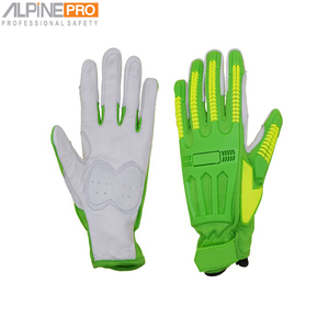 Gants de sécurité personnalisés unisexes Gants de mécanicien anti-impact avec cuir synthétique pour le travail dans les industries pétrolière et gazière - Product Image 3