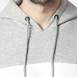 Sweat à capuche d'hiver respirant personnalisé pour hommes Veste de fitness de haute qualité en polyester/coton teint en tissu - Product Image 5