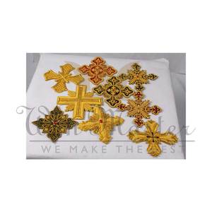 Cruz religiosa bordada a mano, Iglesia única, 2020 - Product Image 3