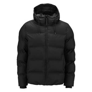 Chaqueta abullonada de invierno con logotipo personalizado para hombre, diseño de calle principal, patrón de Material calentado, decoración de letras, chaqueta universitaria, servicio OEM - Product Image 3