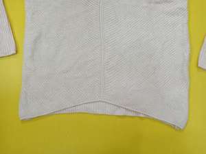 เสื้อไหมพรมแขนยาวคอวีทรงหลวมสไตล์ลำลองสำหรับผู้หญิง ยี่ห้อขายดีประจำฤดูใบไม้ผลิและฤดูใบไม้ร่วง - Product Image 4