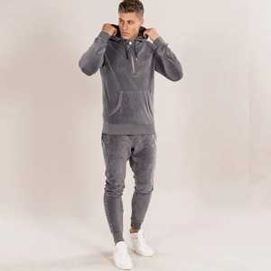 Conjunto de 2 piezas de moda para hombre, ropa para correr, chándal de terciopelo, la mejor calidad para niños, chándal de diseñador - Product Image 2