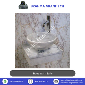 Five Star Hotel Bathroom Stone Wash <b>Basin</b> Sinks at Sale - Product Image 4