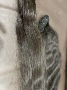 Paquetes de extensión de cabello humano sin procesar de La Virgen Natural del templo del sur de la India con doble tejido con envío de DHL - Product Image 5