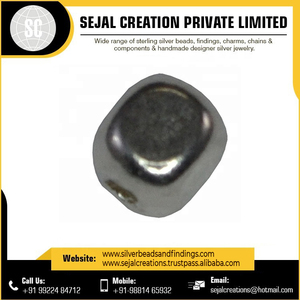 Entretoises carrées argentées 3 mm les plus vendues pour la fabrication de bijoux - Product Image 6