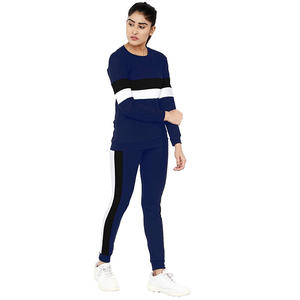 Vêtements de gymnastique et de Fitness pour femmes, survêtement à bloc, couleur bleue, combinaisons de course pour filles - Product Image 5