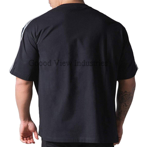 Camiseta lisa de gran tamaño para hombre, ropa de alta calidad, venta al por mayor - Product Image 6