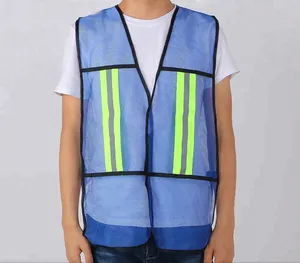 Mexico hot-selling style 60G mesh 100% polyester oem odm safety reflective hi vis Adults High visibility vest