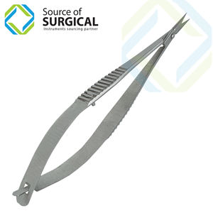 Micro Vannas Spring Scissors Stainless Steel Manual <b>Surgical</b> <b>Instruments</b> for Dissecting Forceps with Plastic Material - Product Image 2